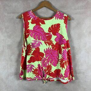 SANCTUARY 2X Floral Tank Top